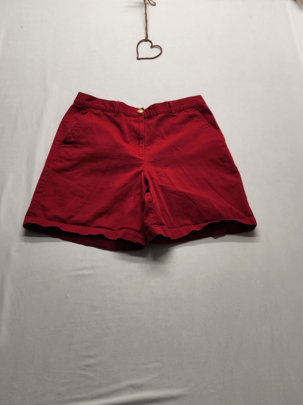 ⭐️Vintage Lauren Ralph Lauren Red Shorts Size 10 Vintage Y2K 100% Cotton Preppy
